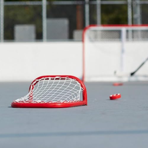 Mini Hockey Skills Goal - Heavy-Duty Steel Net for Shooting Practice