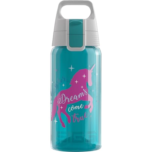 SIGG Viva One 17 oz Kids Water Bottle - Unicorn 500 ml, Made in Germany