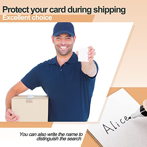 Foldable Trading Card Shipping Protectors - 4.5 x 3.5 Inch, 10 Pack