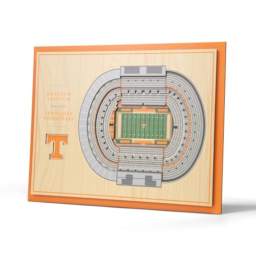 5-Layer StadiumView 3D Wall Art - Tennessee Volunteers