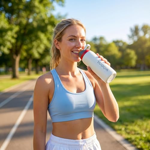 Kids Insulated Stainless Steel Water Bottle with Straw for Sports,