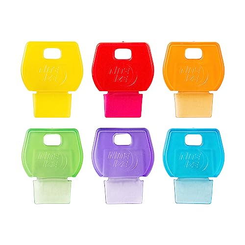 Color Coded ID Key Labels - Nite Ize IdentiKey Covers, 6 Pack