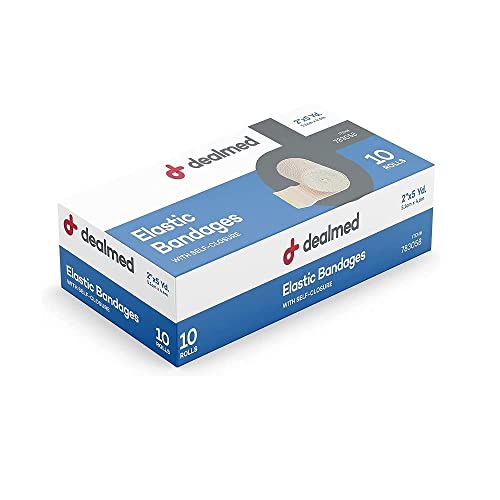 2" Elastic Bandage Wrap with Self-Closure - Pack of 10