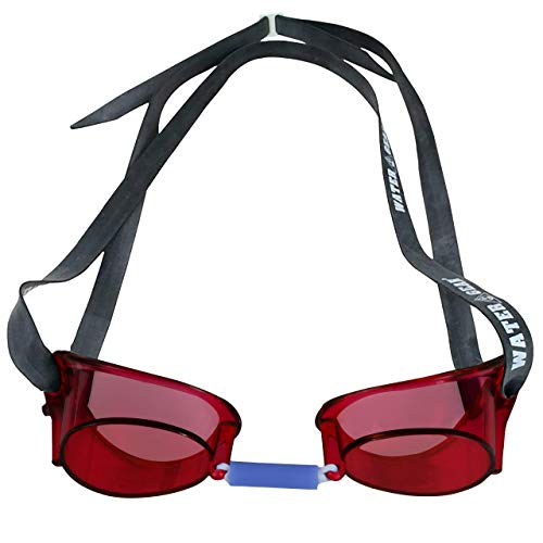 Swedish Pro Goggles for Swimming - Red - Anti-Fog Design