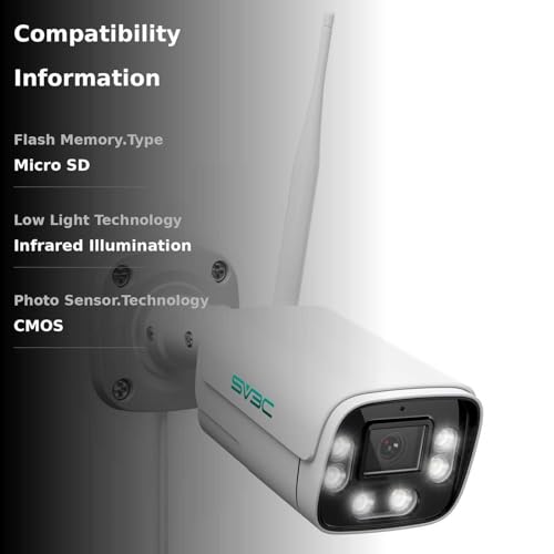 SV3C 4K WiFi IP Camera Outdoor, 8MP Wired Bullet Security Cameras with Floodlight Color Night Vision, ONVIF, RTSP, Humanoid Vehicle Pet Detection, P2P Remote View, 2-way Audio, SD Card & Cloud Storage