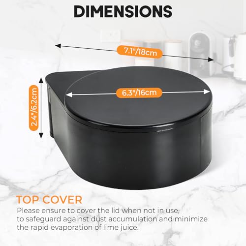 3-Tier Bar Glass Rimmer Tool with Sponge for Cocktails