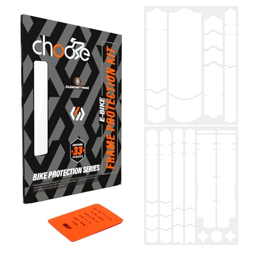 E-Bike Frame Protection Tape - 32-Piece TPU Guard Set