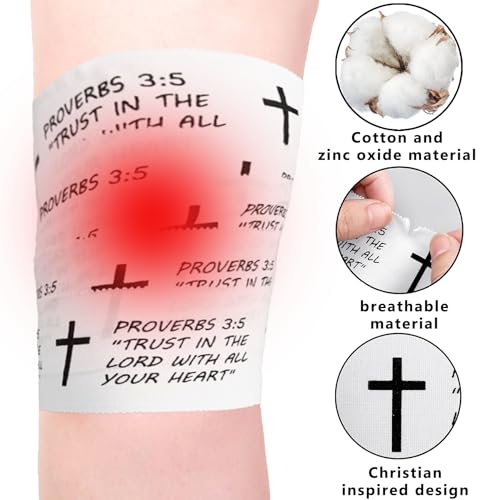 Christian Athletic Tape - White, 2 In x 23 Ft, Motivational Design