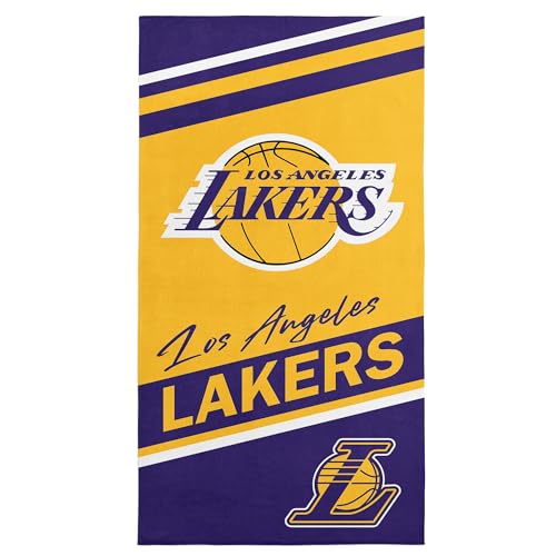 Los Angeles Lakers Microfiber Beach Towel - 30 x 60 Inches