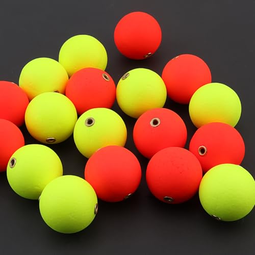 20 Pcs Fishing Slip Bobbers - High Sensitivity Foam Floats