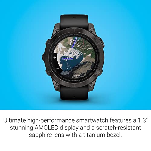 Garmin epix Pro (Gen 2) Sapphire Edition Smartwatch - 47mm Carbon Gray