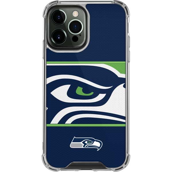 Clear Phone Case for iPhone 13 Pro Max - NFL Seattle Seahawks Design