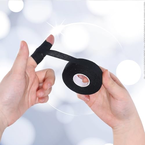 Athletic Finger Tape - 2 Rolls, 0.6-Inch x 32-Feet, Black