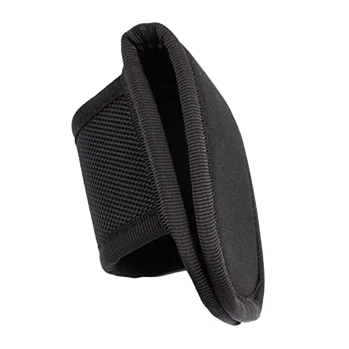 Nylon Flashlight Holder Pouch for D Cell Lights - Black