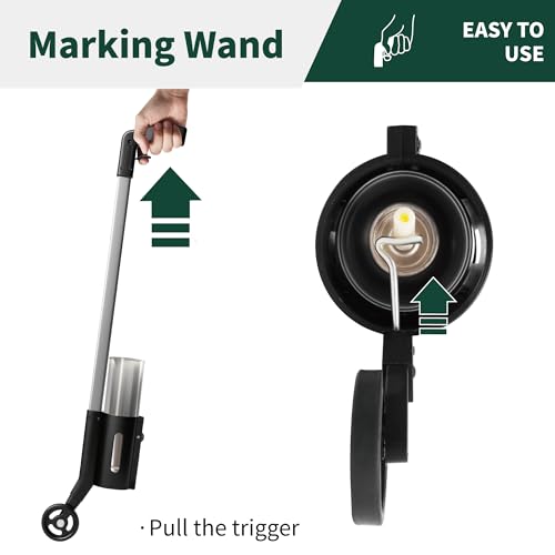 34-Inch Marking Paint Wand for Inverted Spray Paint Cans - Black