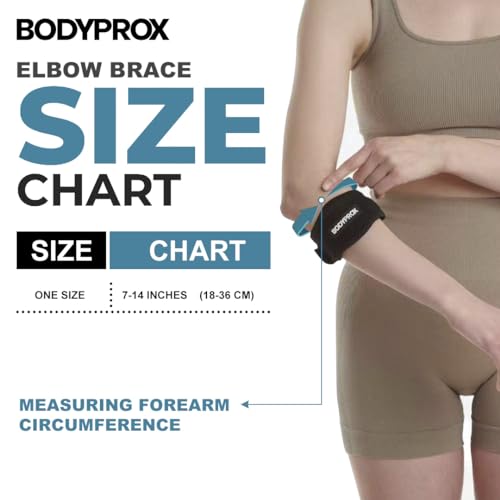 Adjustable Elbow Brace 2 Pack for Pain Relief & Support