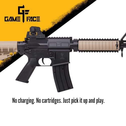 Spring-Powered Airsoft Rifle with 400-Round Magazine Capacity