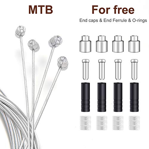 Premium Bicycle Brake Cable Set - 2M Universal Replacement Kit