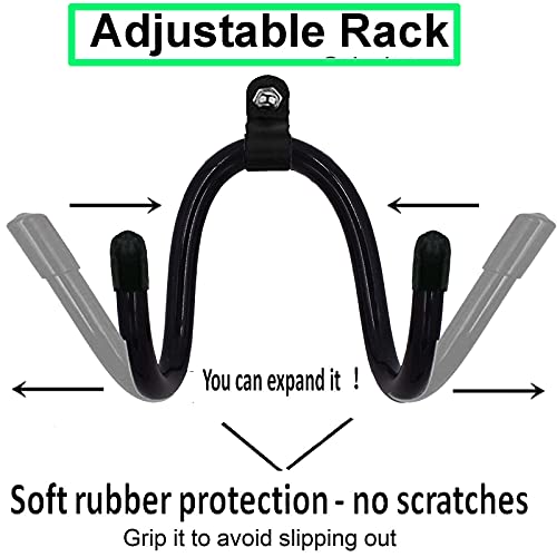 Adjustable Skateboard Wall Rack - Vertical & Horizontal Storage