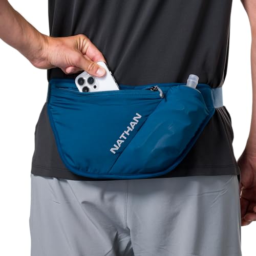 Nathan Hydration Belt with 18oz Soft Flask - Sailor Blue