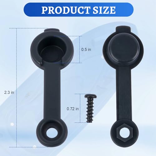Kayak Scupper Plugs with Screws - 2 Count for Lifetime Models