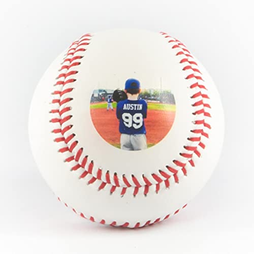 Personalized Photo Printed Baseball - Custom Gift for Dad