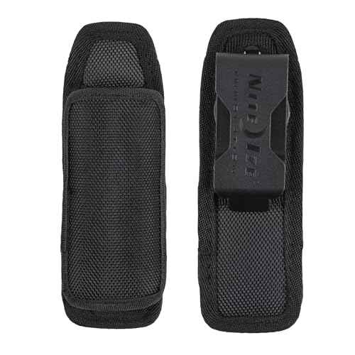 Nite Ize Lite Holster Stretch Flashlight Holster - Belt Clip Flashlight Holder - Soft Hip Clip for Convenient Tactical Flashlight Use - 2 Count (2 Pack)