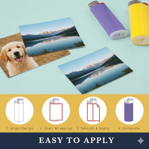 Custom Lighter Stickers - Personalize Your Design, 10 Pack