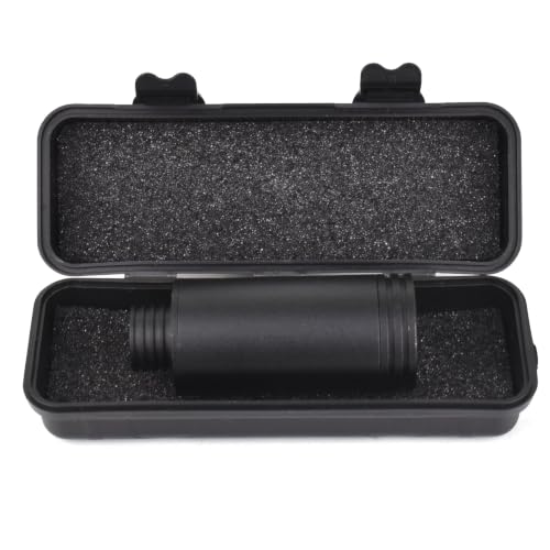 Zlangsports Black Tracer Unit for Airsoft with 14mm CCW & 10mm CW Threads, M14 CCW to M11 CW Adapter