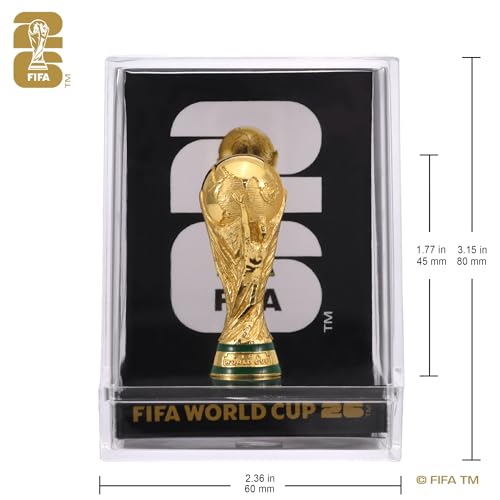 2026 FIFA World Cup Trophy Replica - 3 Inch Acrylic Case Collectible