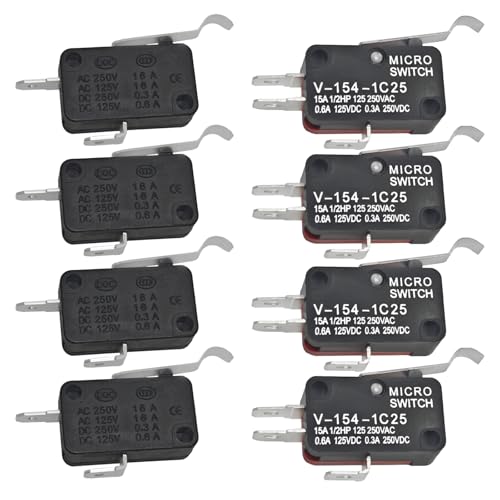Golf Cart Micro Switch Kit 8-Piece for Club Car DS Precedent 1980-2025