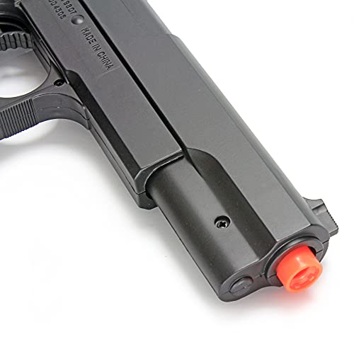 Dual Spring Airsoft Pistols 2-Pack - 260 FPS Target Shooting