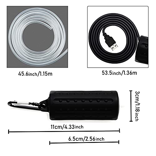 USB Aquarium Air Pump - Mini Silent Oxygen Pump - Light Green