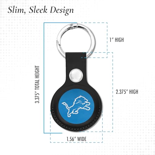 NFL Detroit Lions AirTag Holder Keychain - 2-Pack for Dogs & Cats