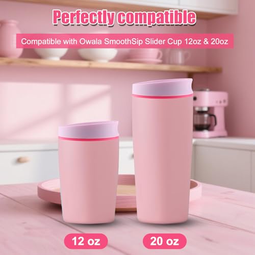 Replacement Lid for Owala SmoothSip Tumbler - Light Pink