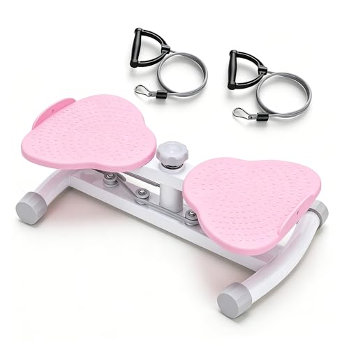 Waist Twister Machine - Anti-Slip Portable Fitness Board - Pink