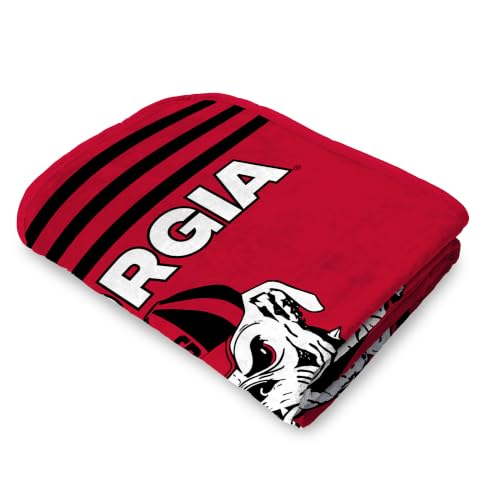 Georgia Bulldogs NCAA Officially Licensed 60x80 Oversized Throw Blanket - Ultra Soft Fleece Fan Gift
