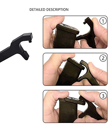Glock Tool Kit - Magazine Disassembly & Pin Punch Tools - Black