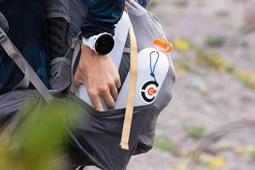 Cnoc Outdoors 1L Hard Sided Water Bottle with Filter Compatibility for Hiking & Travel