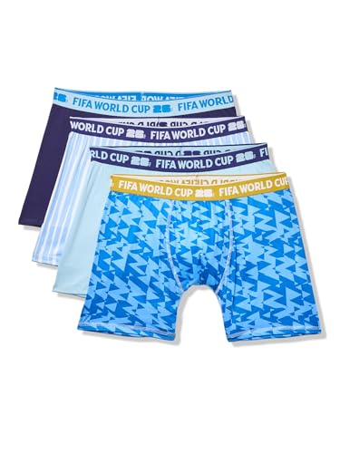 Athletic Boxer Briefs 4-Pack - USA, Mexico & Argentina - Small