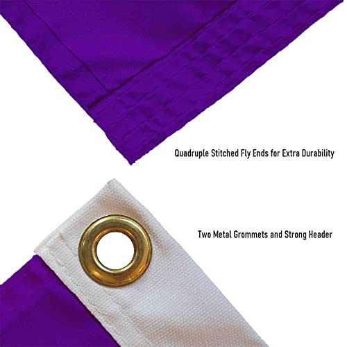James Madison Dukes College Flag 3x5 ft Polyester Banner with Grommets