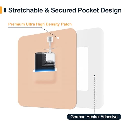 Kuruyo 35-Pack Beige Waterproof Mobi Device Patches with Reinforcement Strap