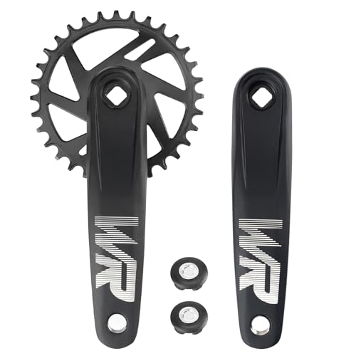 WEEROCK 32T Mountain Bike Crankset with 170mm Alloy Arm for Single & Multi-Speed Bikes