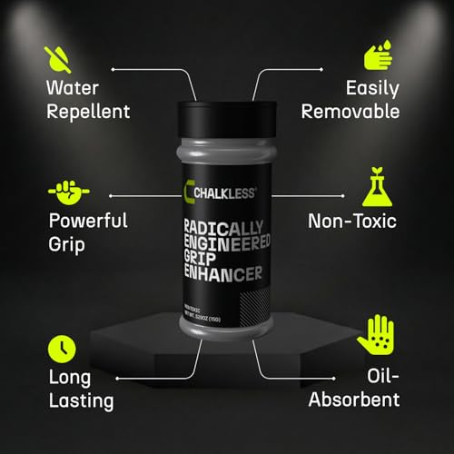 Chalkless Grip Enhancer - Premium Liquid Chalk Alternative, 8 Gram