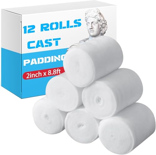 6 Rolls Cotton Cast Padding Bandage for Art & Medical Use