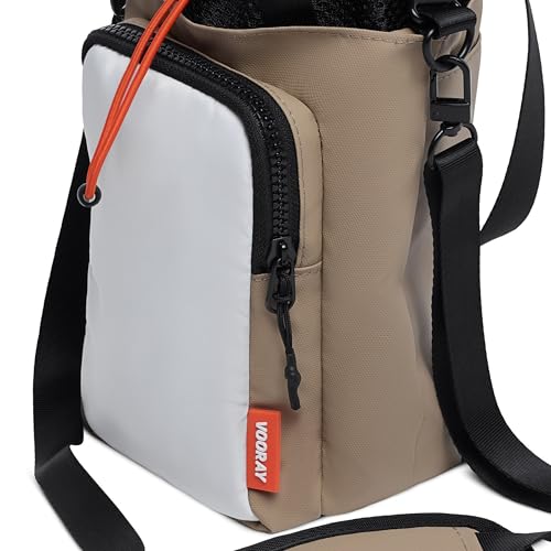 Hydration Sling 4L Water Bottle Holder with Strap & Phone Pocket - Camel Color Block