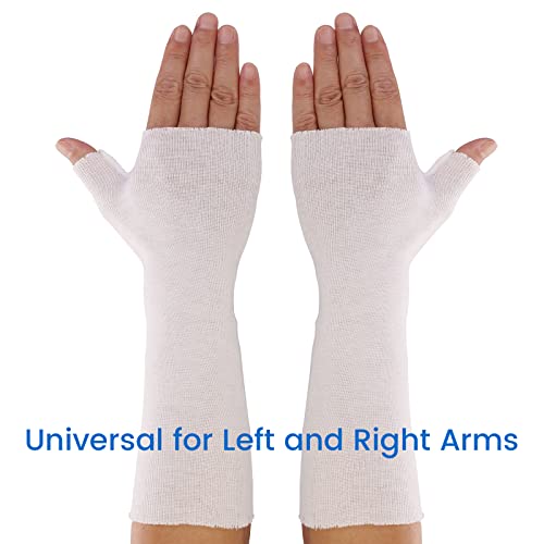 Velpeau 10 Pcs White Medium Hand Sock Liners for Splint & Cast Wraps