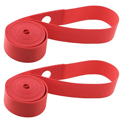26" x 20mm Bike Rim Strips - Durable Elastic Nylon, 2PCS