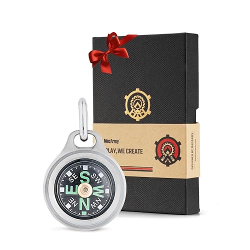 Mini Compass - Waterproof Titanium Pocket Compass for Hiking, CMP-Titanium