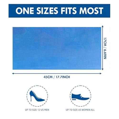 300PCS Disposable Non Slip Shoe Covers XL, Thick Waterproof CPE Boot Covers with Compact Roll Design, Fits Up to US Men 13 & Women 14, Heavy Duty Shoe Booties for Indoor Cleaning, Real Estate